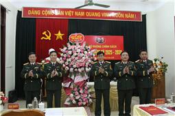 Đại hội chi bộ Phòng Chính sách Quân khu nhiệm kỳ 2025 - 2030
